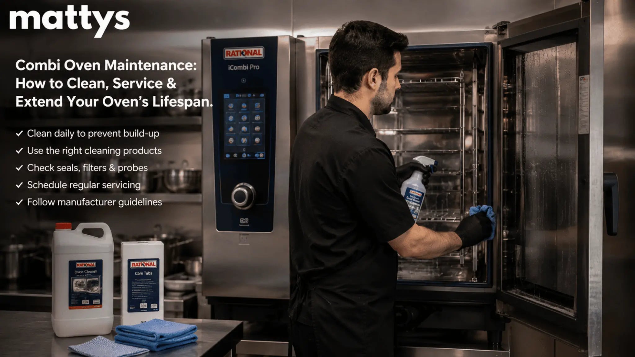 Combi Oven Maintenance: How to Clean, Service & Extend Your Oven's Lifespan Mattys