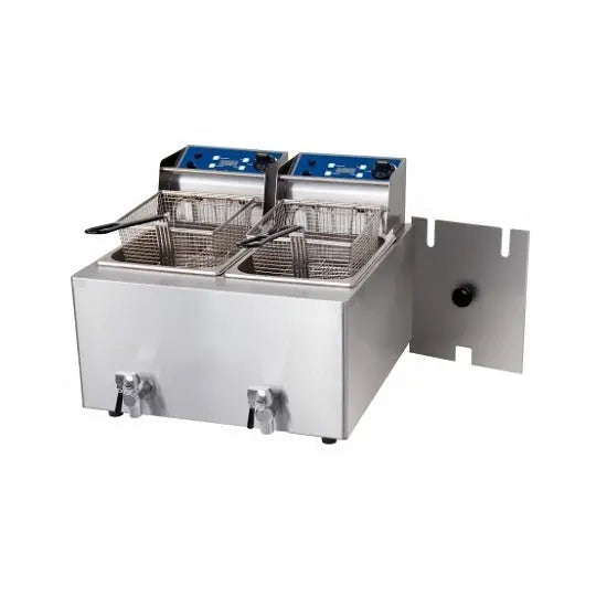 Bench Top Fryers Birko Fryer 1001004 - Double 8L - with Tap Mattys