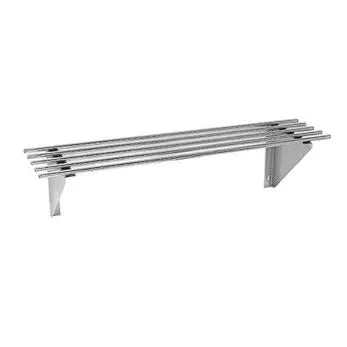 Stainless Steel & Shelving F.E.D. Modular systems 1800mm Pipe Wallshelf 1800WSP1 Mattys