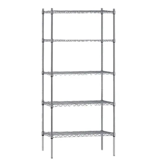 Shelving Atlas 5 Shelf Wire Shelving Kit 1370x455mm - 18547EPL5 Mattys