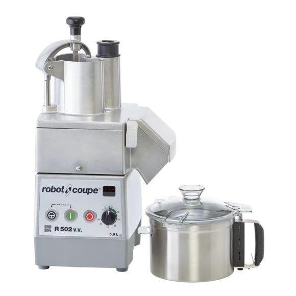 Robot Coupe Food Processor 5.9L 1500W Variable Speed Stainless Steel R502 V.V.