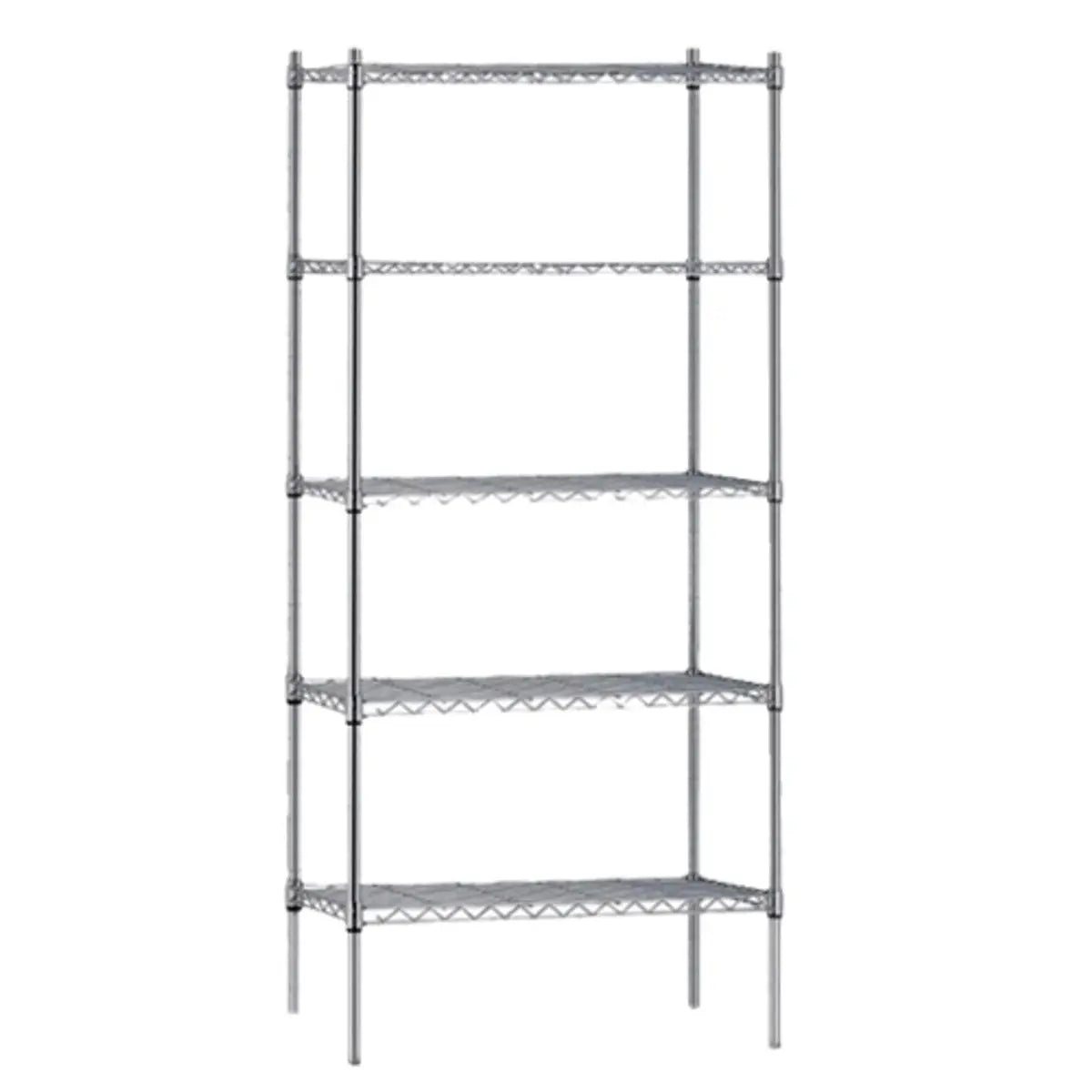 Shelving Atlas 5 Shelf Wire Shelving Kit 610mm Deep - 24247EPL5 Mattys