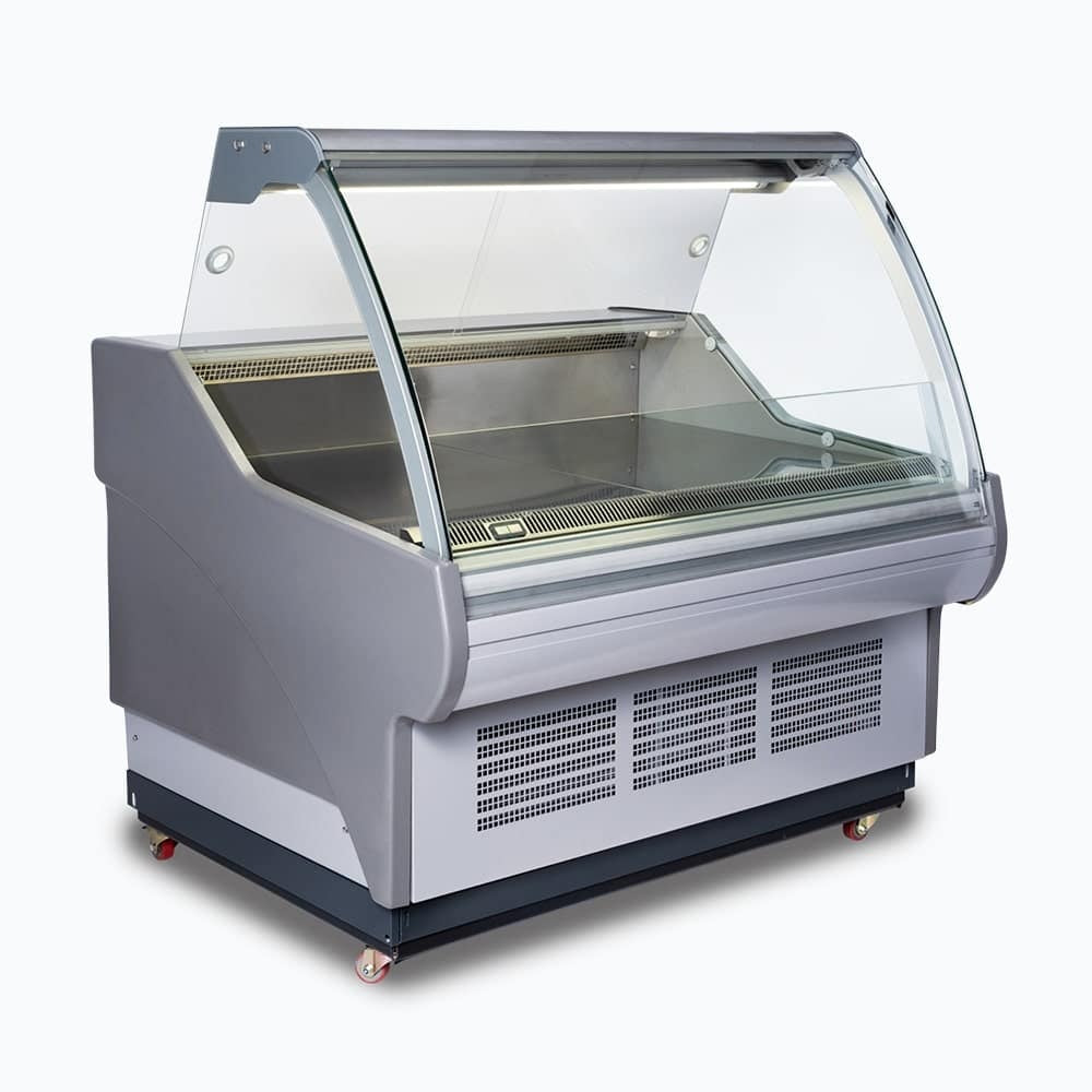 Bromic Curved Glass Deli Display - 1330mm 3335636