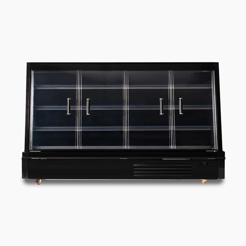 Bromic Semi Vertical Display Fridge - 2500mm - 4 Doors - Hinged 3335642-NR