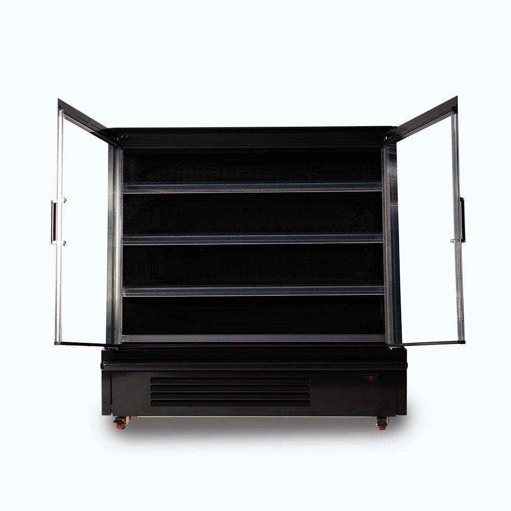 Bromic Semi Vertical Display Fridge - Gondola - 1580mm - 2 Doors - Hinged 3335643-NR