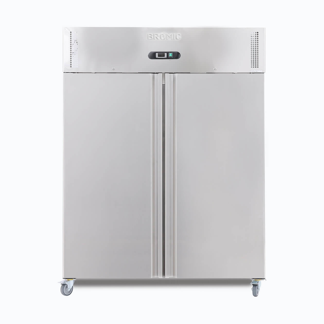 Bromic Upright Fridge - 1300L - 2 Doors - Stainless Steel 3735200-NR-1