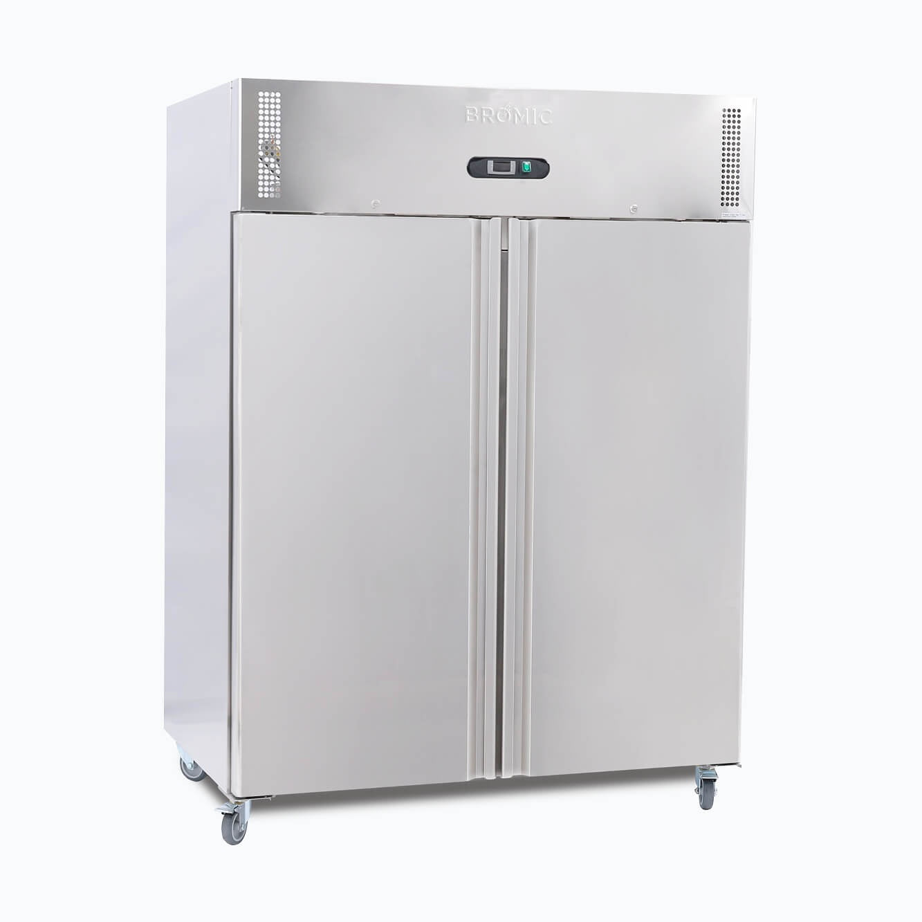 Bromic Upright Fridge - 1300L - 2 Doors - Stainless Steel 3735200-NR-1