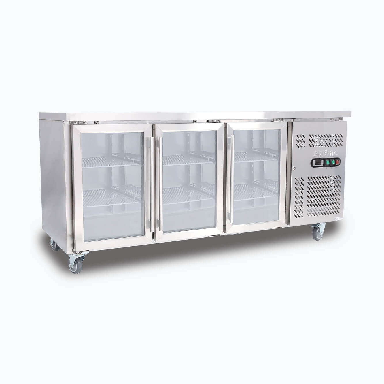 Bromic Under Bench Display Fridge - 417L - 3 Doors - Glass 3735211-NR