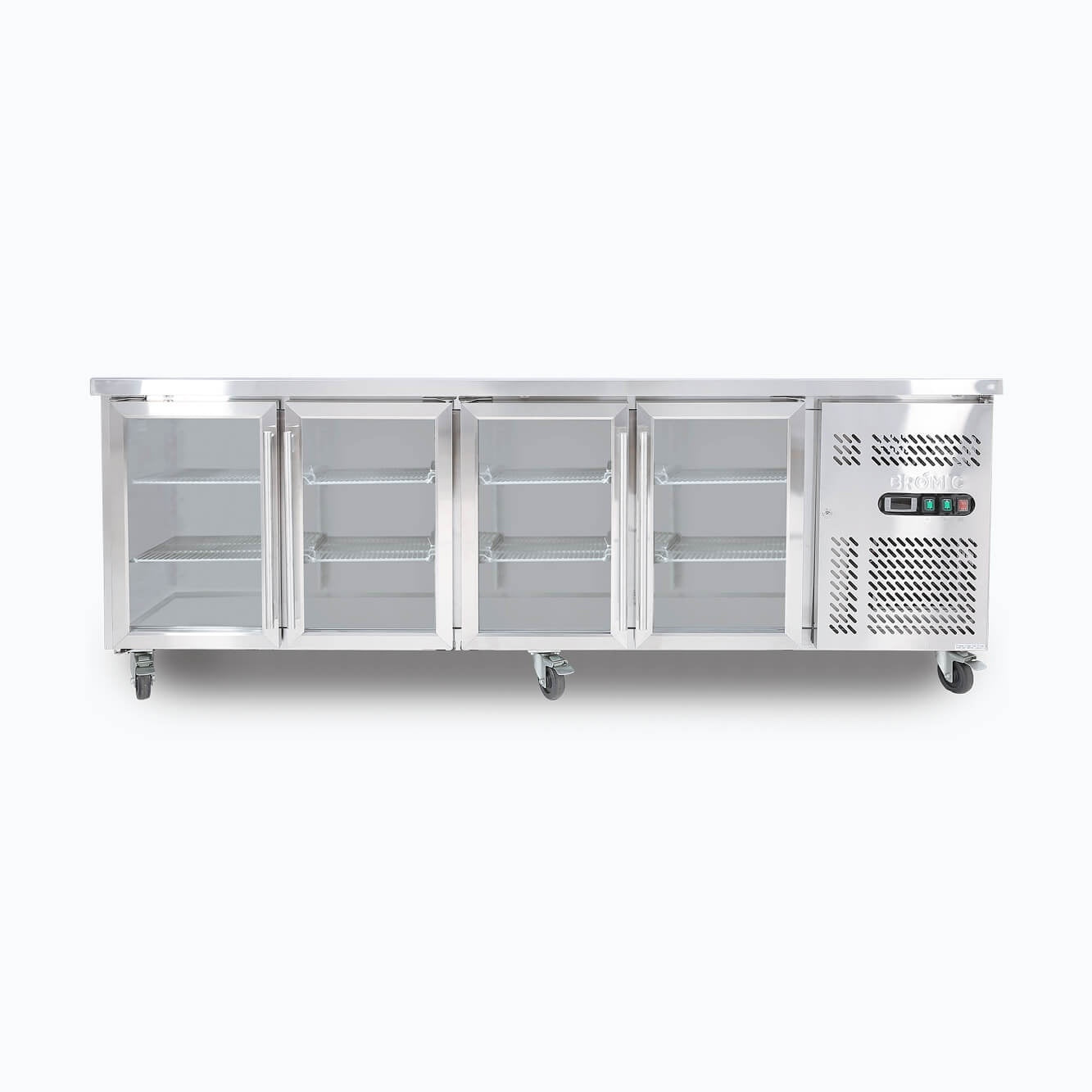 Bromic Under Bench Display Fridge - 553L - 4 Doors - Glass 3735212-NR