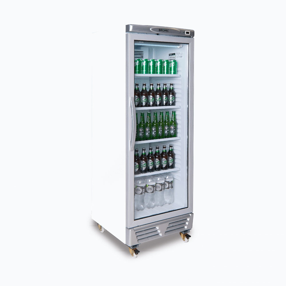 Bromic Upright Display Fridge - 290L - 1 Door - Flat Glass 3736034-NR