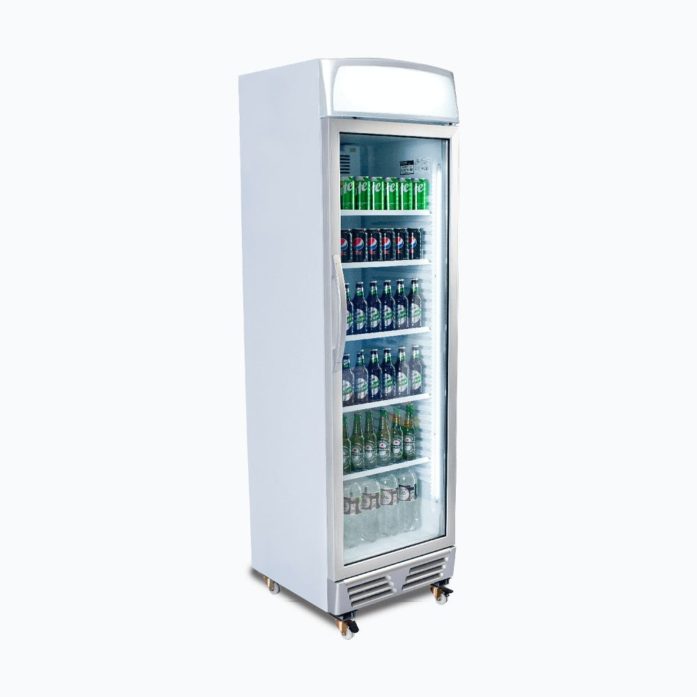 Bromic Upright Display Fridge - 372L - 1 Door - Flat Glass - Lightbox 3736036-NR