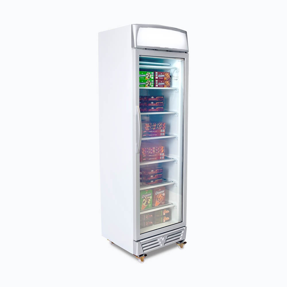 Bromic Upright Display Freezer - 300L - 1 Door - Flat Glass - Lightbox 3736046-NR