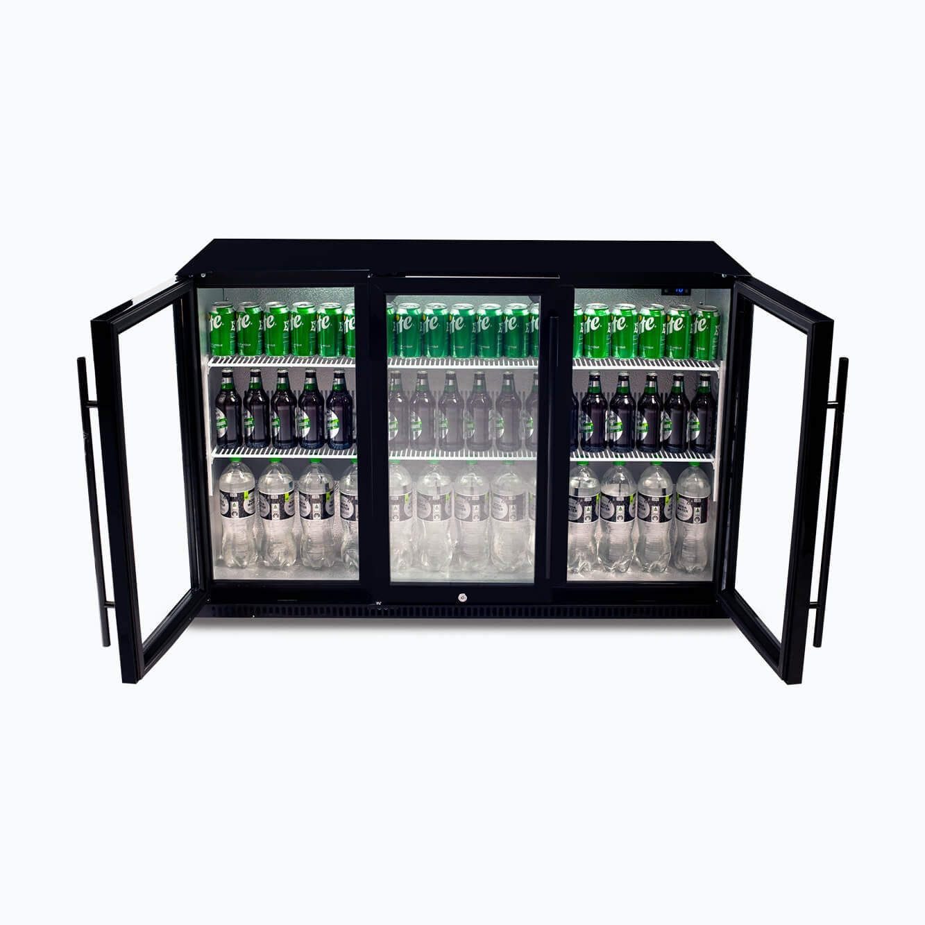Bromic Back Bar Fridge - 307L - 3 Doors - Hinged 3736073-1