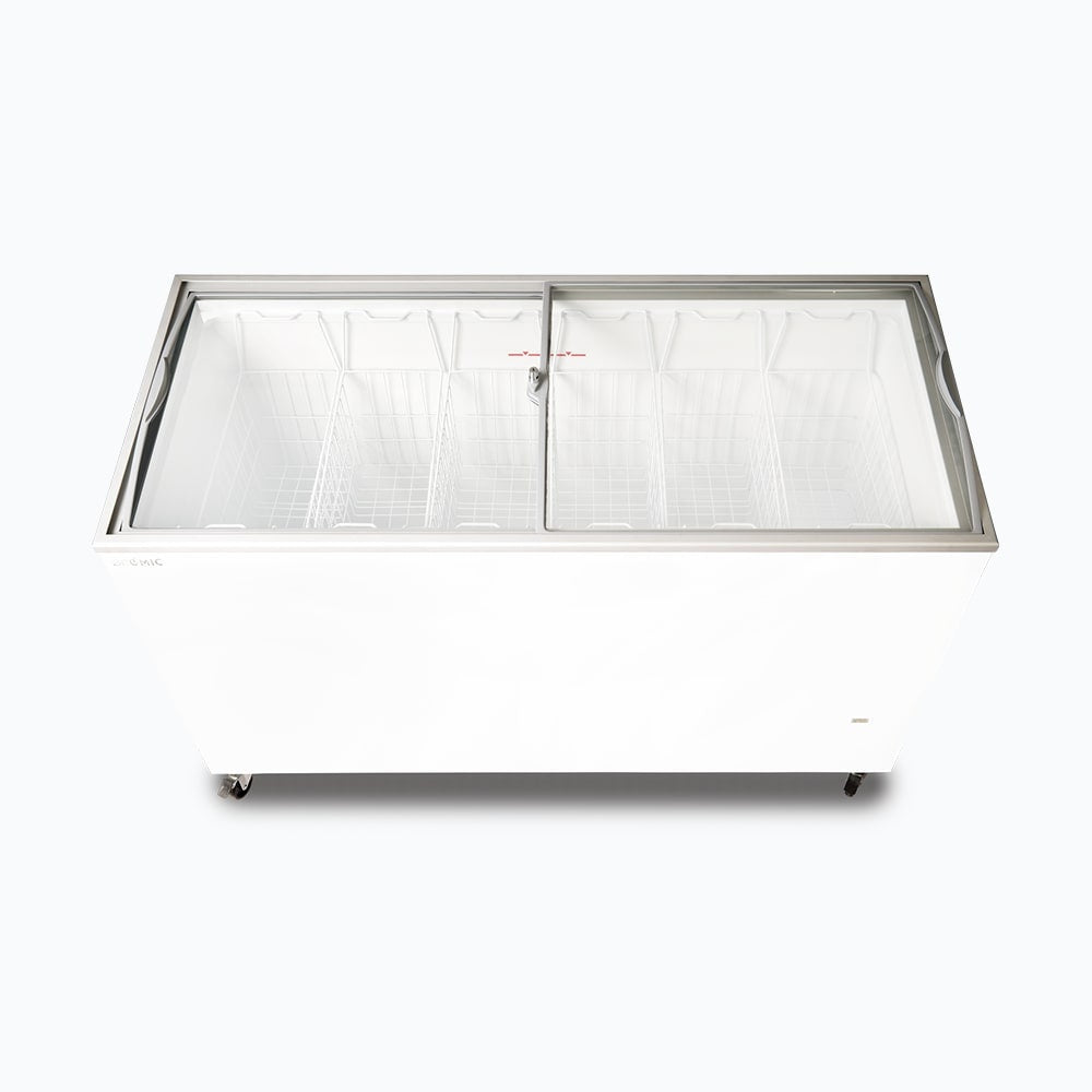 Bromic Display Chest Freezer - 427L - Curved Glass Top 3736203-NR