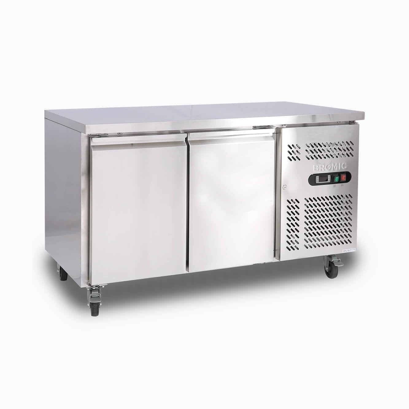 Bromic Under Bench Freezer - 282L - 2 Doors - Stainless Steel 3736230-NR