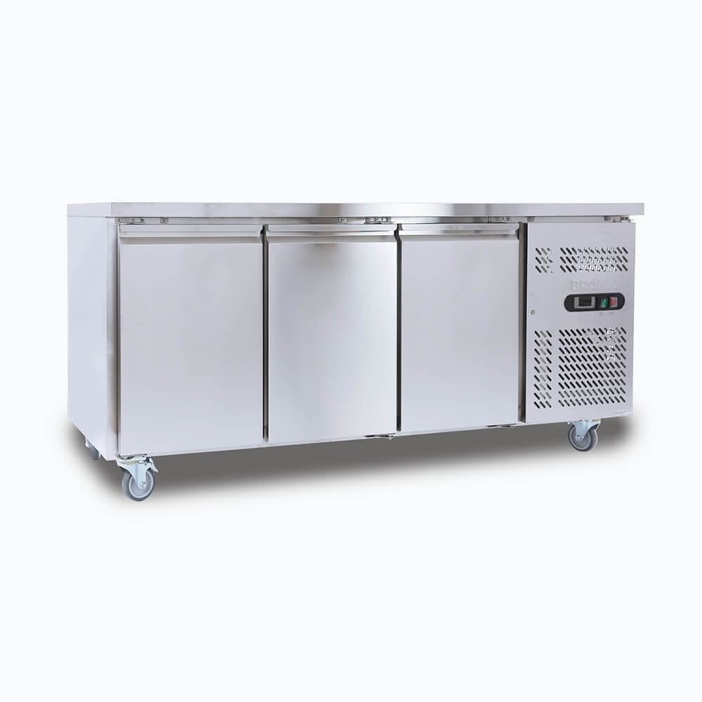 Bromic Under Bench Freezer - 417L - 3 Doors - Stainless Steel 3736231-NR