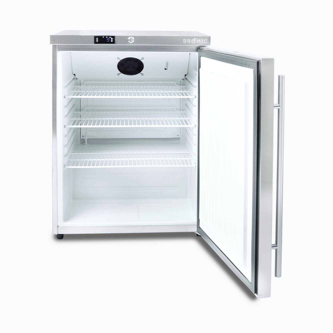 Bromic Under Bench Fridge - 138L - 1 Door - Stainless Steel 3736254