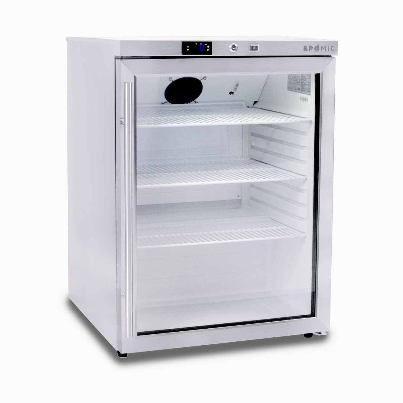 Bromic Under Bench Display Fridge - 138L - 1 Door - Glass 3736255