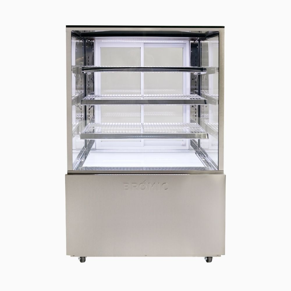 Bromic Chilled Food Display - 900mm - 4 Tier 3736308-SS-1-RW