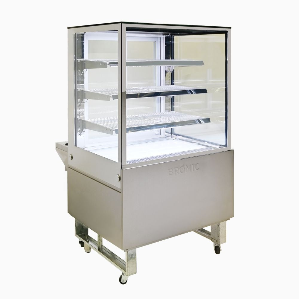 Bromic Chilled Food Display - 900mm - 4 Tier - Raised 3736308-SS-1