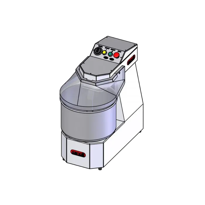 Variable Speed Zanolli Galassia 12VAR Fixed Head Spiral Dough Mixer - 41M1202 Mattys
