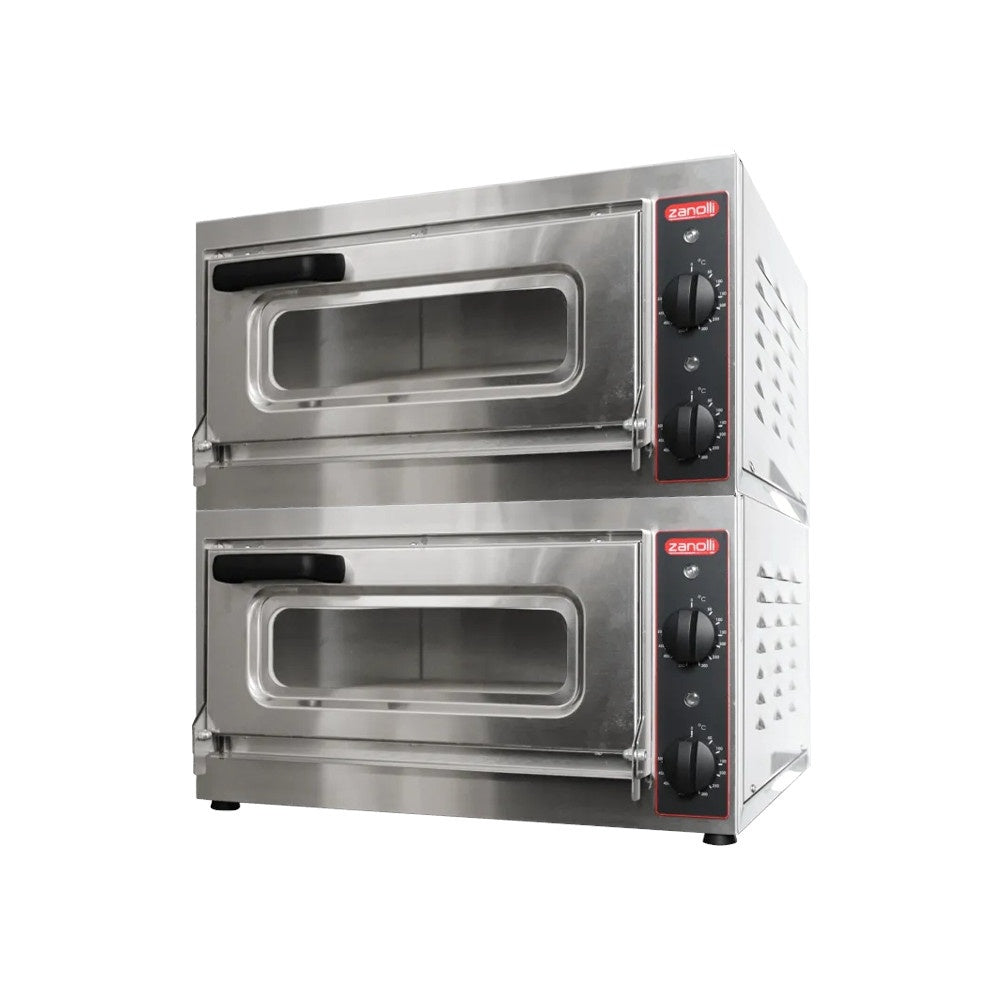 Zanolli Vulcano 40+40 Electric Countertop Double Deck Pizza Oven Mattys