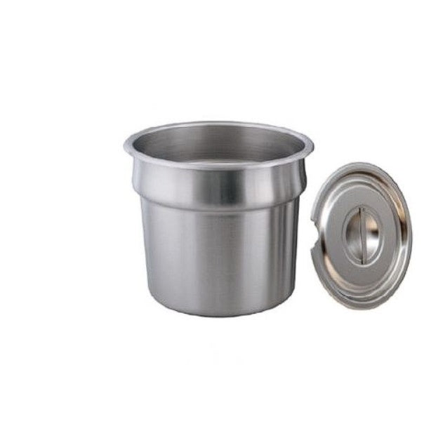 Hatco 4QT-PAN&LID Built-In Round Heated Well and Notched Lid 3.8 Litre Mattys