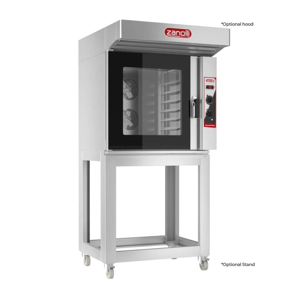 Zanolli Anemos 6E/MC EM Professional Convection Oven with Manual Controls - 6 Trays (400 x 600) Capacity Mattys