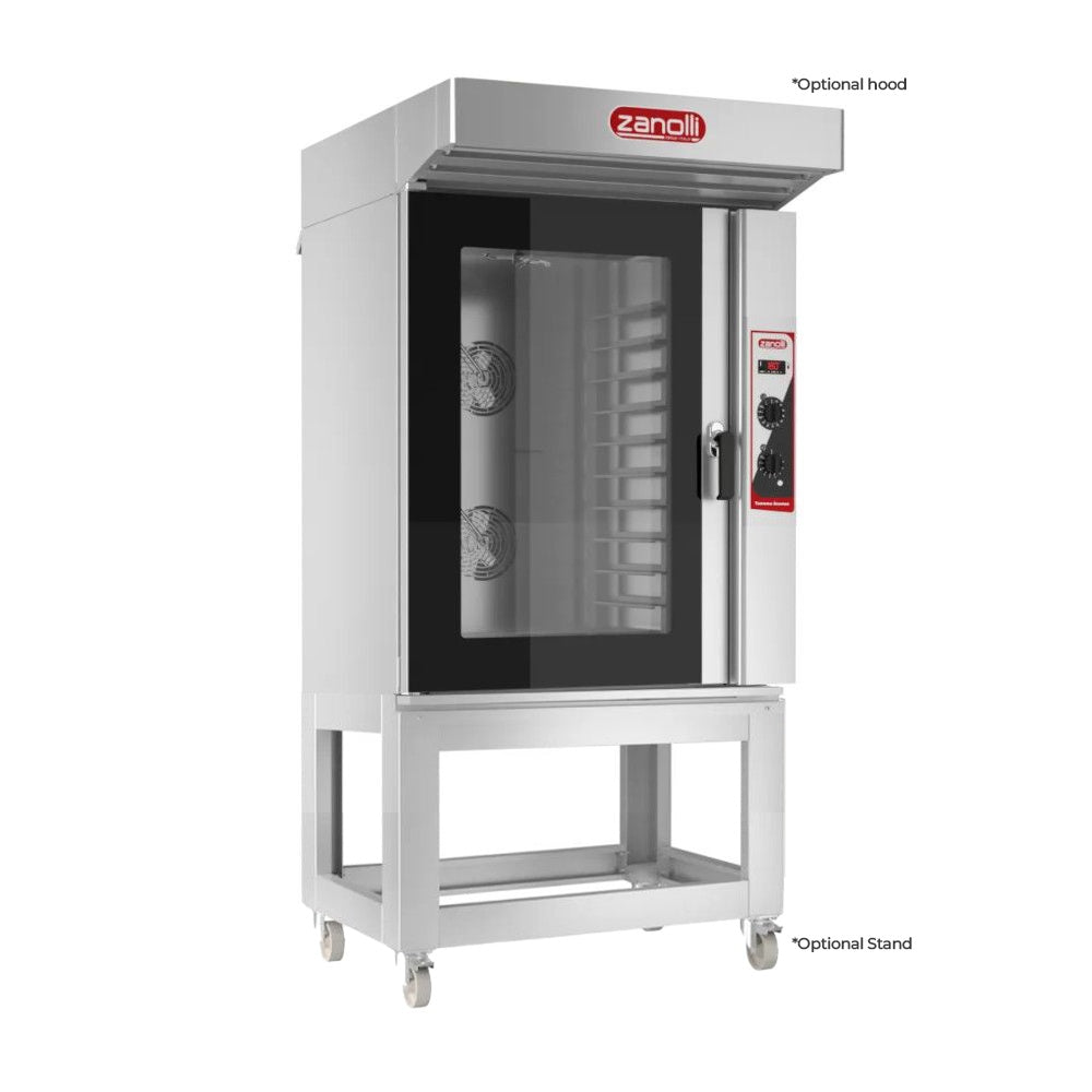 Zanolli Anemos 10E/MC EM Professional Convection Oven with Manual Controls - 10 Trays (400 x 600) Capacity Mattys