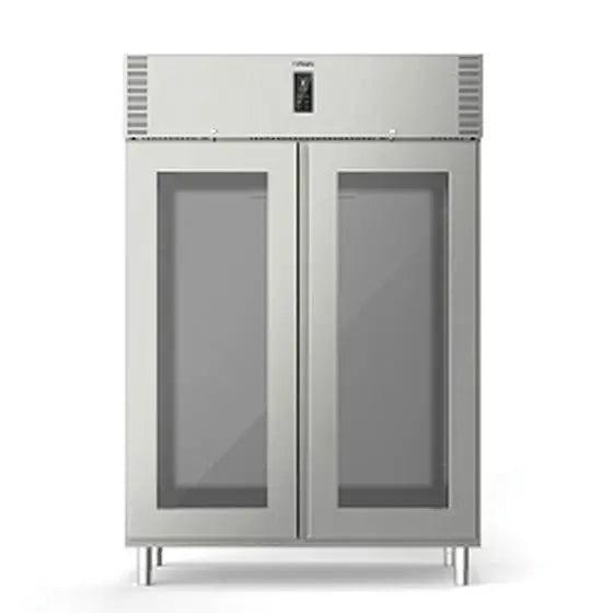 Polaris A140 BTV 1085L CAPACITY TWO GLASS DOOR REFRIGERATED CABINET - A140 BTV Mattys