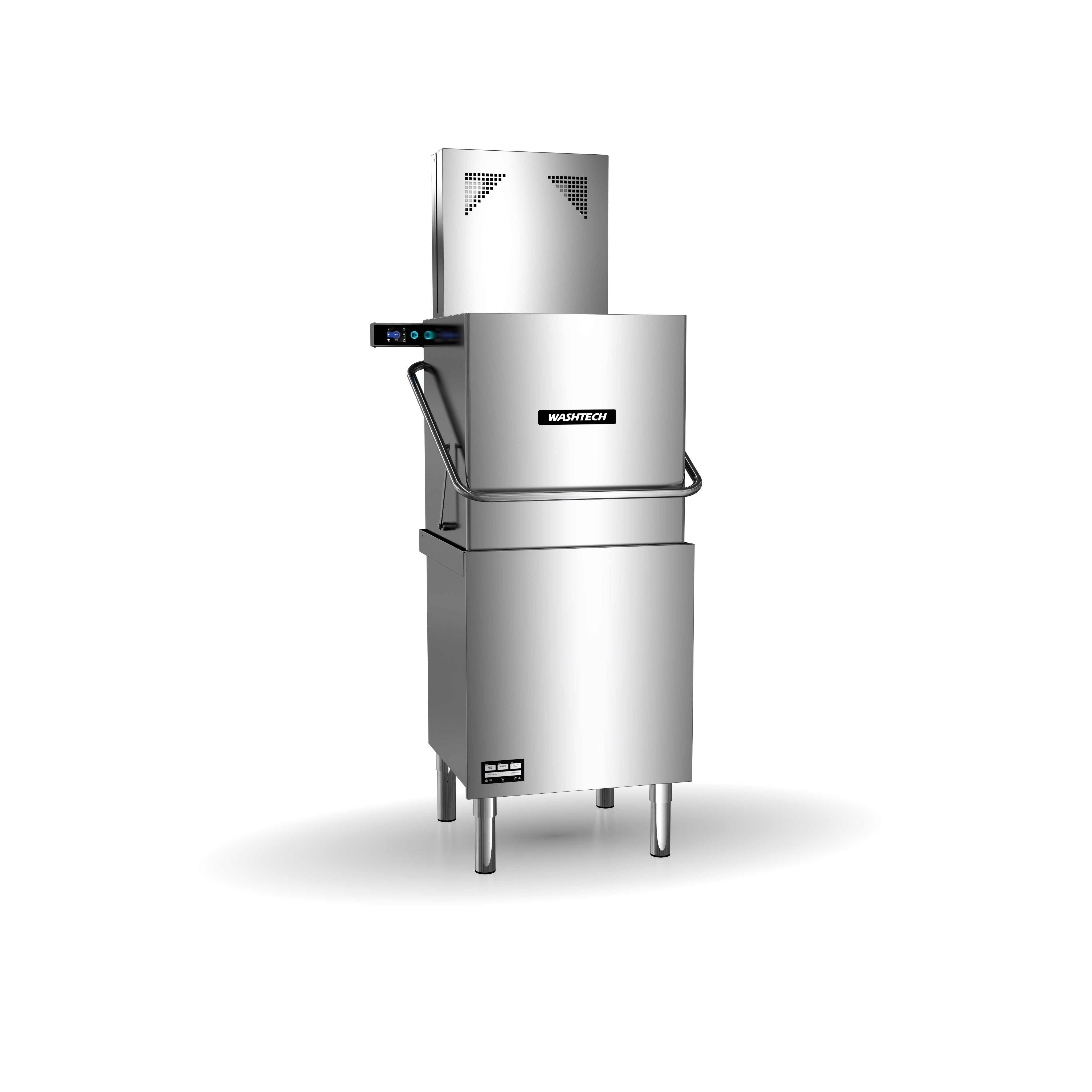 Washtech Professional High Capacity Passthrough Dishwasher with Heat Recovery Unit 600mm Rack ALC