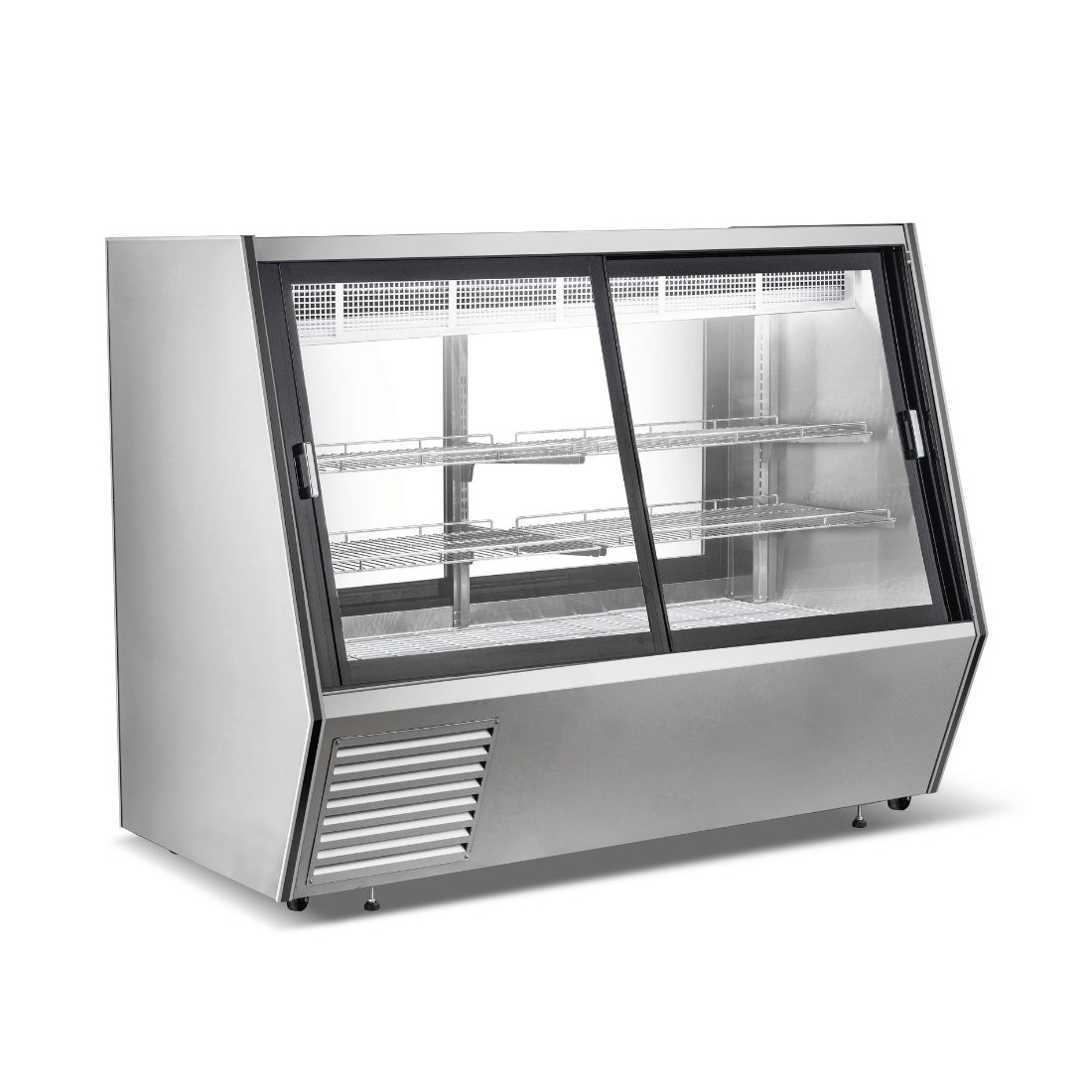 Bonvue Dual-Access Refrigerated Deli, Meat and Seafood Display Case - AMS-18DD Bonvue
