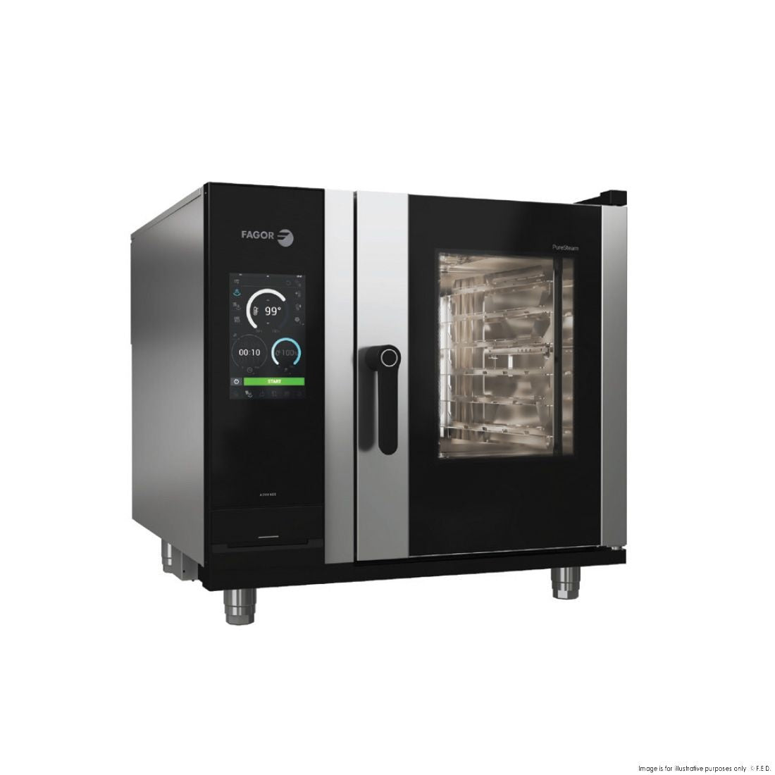 F.E.D. FAGOR APW-061ERLWS FAGOR IKORE Advanced Boiler 6 Tray Electric Combi Oven Mattys