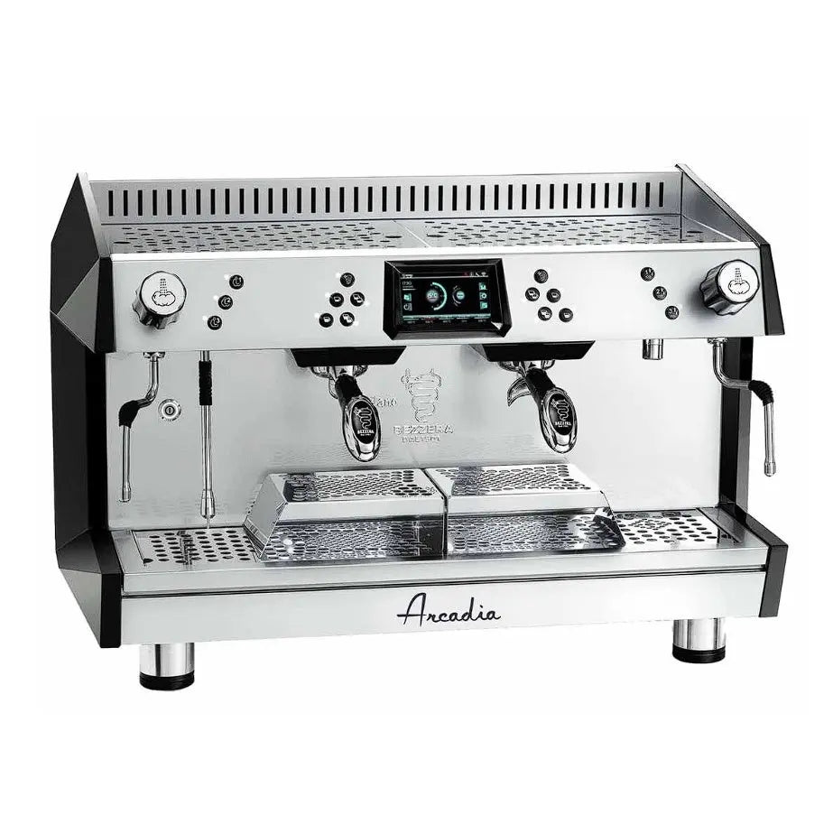 Benchtop F.E.D. BEZZERA ARCADIA Professional Espresso Coffee Machine SS 2 Group PID With Display ARCADIAG2DP Mattys