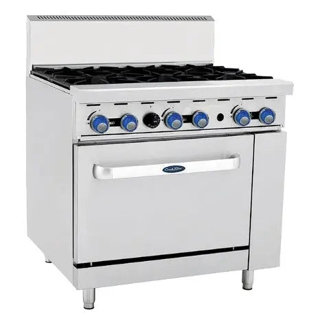 Cookrite AT80G6B-O 6 Burners With Oven Mattys