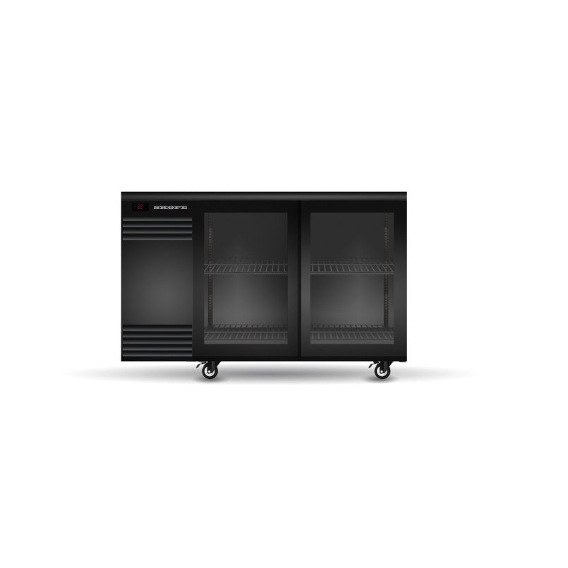 Skope BB.2.GSL.r Two Glass Sliding Door BackBar N Remote Mattys