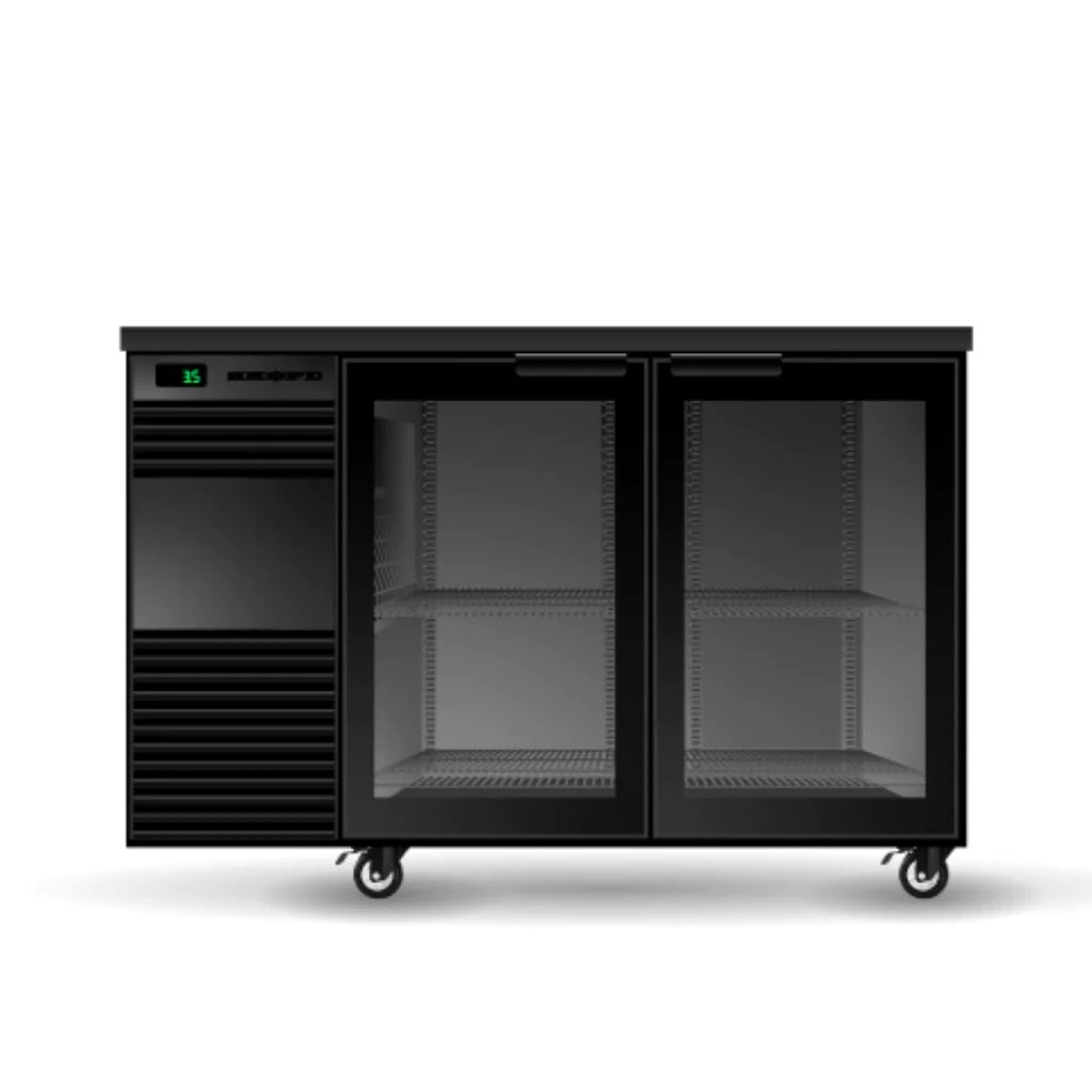 SKOPE BB.2.GSW.T BackBar N 2 Glass Swing Door Fridge Mattys