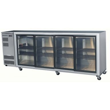 SKOPE BB780X 4SW BackBar Series Four Swing Doors Bench Fridge - 2620mm Mattys