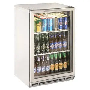 Bottle Cooler - One Door Stainless Steel Bottle Cooler 800mm HighBC1SS-80 - BC1SS-80 Mattys