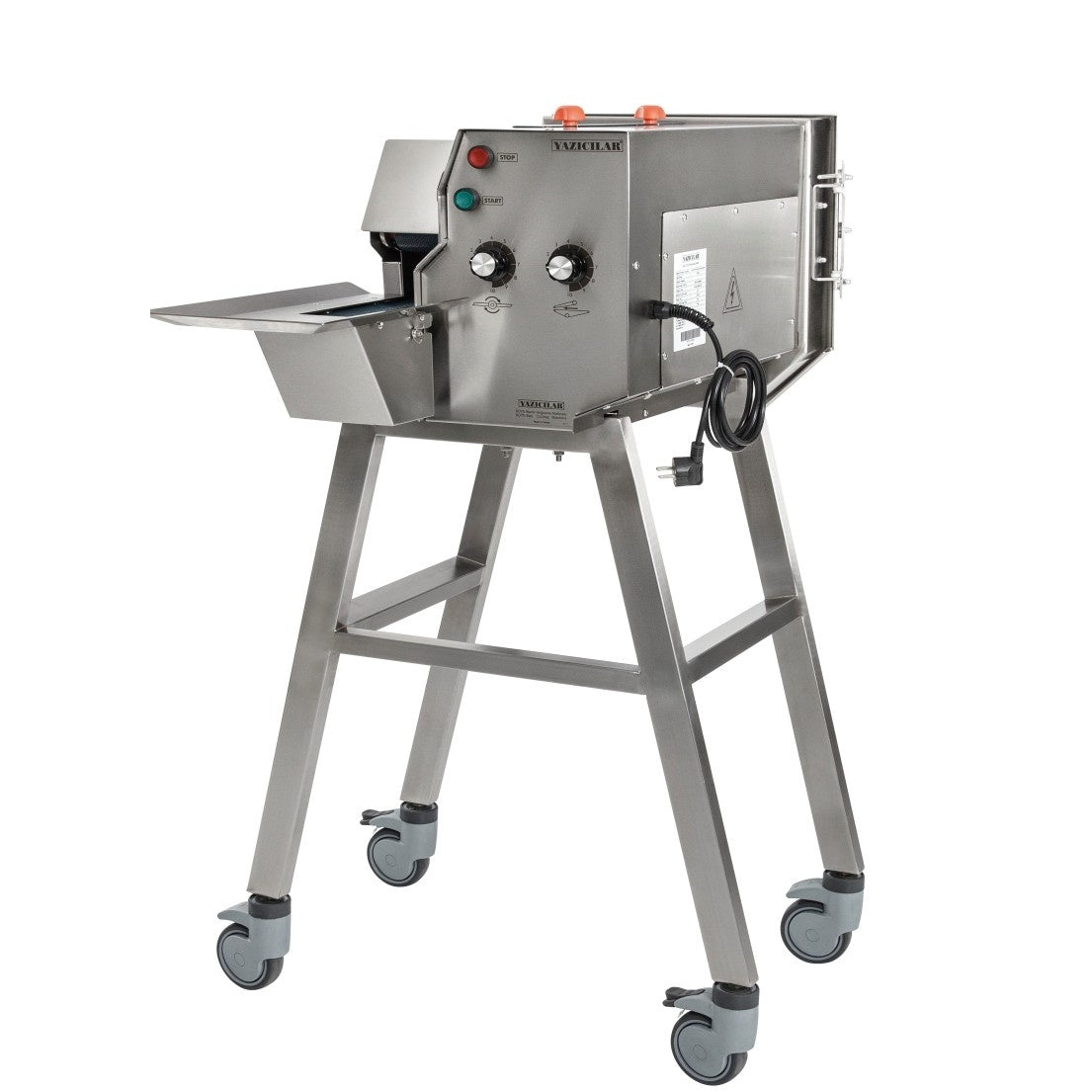 Food Cutting Tools Yazicilar Belt Cutter with Extended Feeder-250kg/hr - BD75LA Mattys