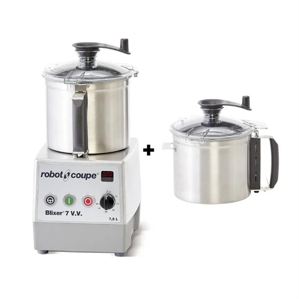 Robot Coupe BLIXER 7 VV Blixer with 7.5 Litre Bowl and Variable Speed + additional bowl assembly Mattys