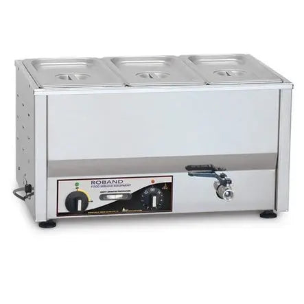 Bain Marie Roband Bain Marie 3x1/3 150mm Pans & lids included - BM2C Mattys