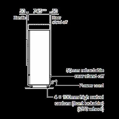 Skope BME1200N-A BME Activecore 2 2 Glass Door Display or Storage Fridge Mattys