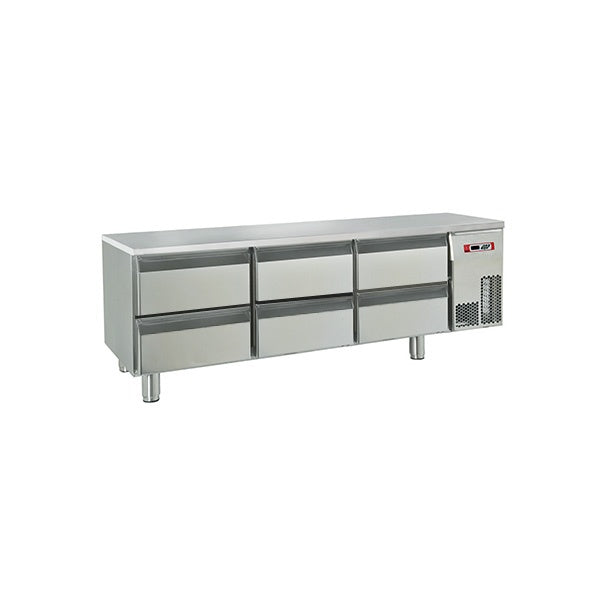 Baron BR16 SP04 Six Draw Refrigerated Base Cabinet Mattys