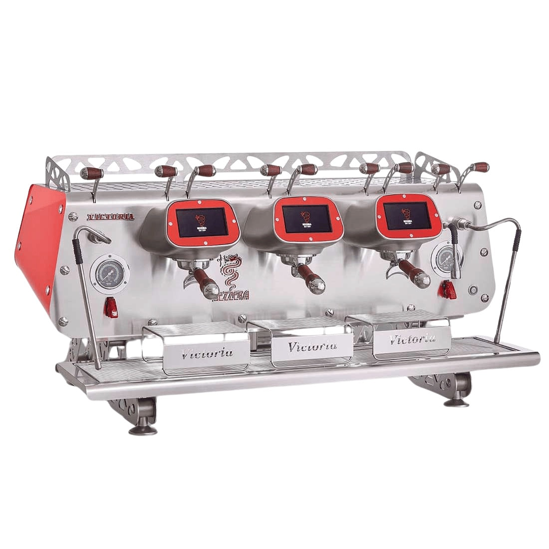 Bezzera VICTORIA Red 3-Group Professional Espresso Machine - BZVICTORIA3R Bezzera
