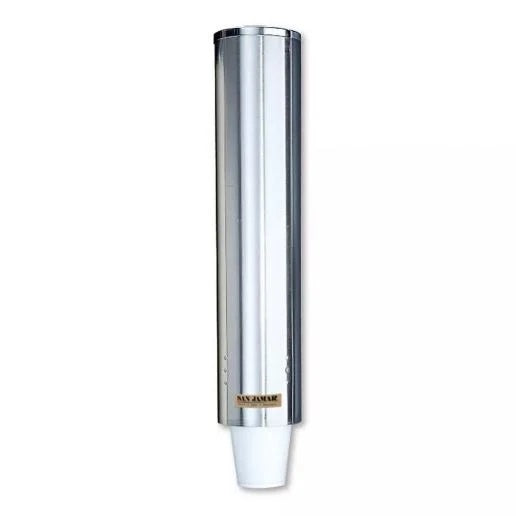 San Jamar | C4500PF | Stainless Steel Wall Mount Pull Type Foam Cup Dispensers 98-123DIAM Mattys