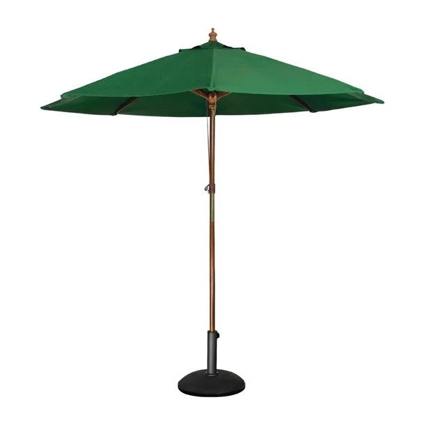 Bolero Green Round 3000mm Dia Pulley Parasol CB515 Mattys