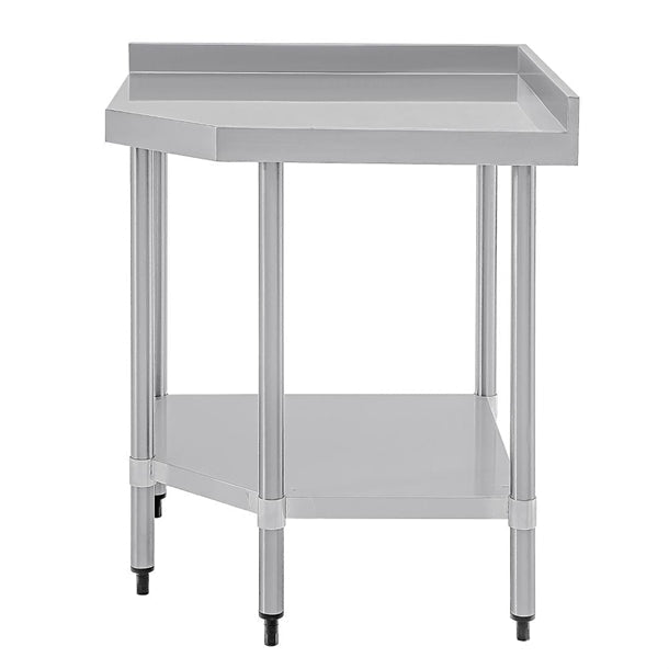 Shelving Vogue Stainless Steel Corner Table 600mm - CB907 Vogue