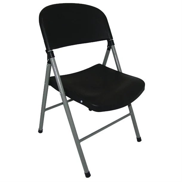Bolero Black Foldaway Utility Chair (Pack of 2) CE693 Mattys