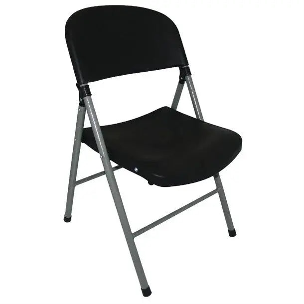 Bolero Black Foldaway Utility Chair (Pack of 2) CE693 Mattys